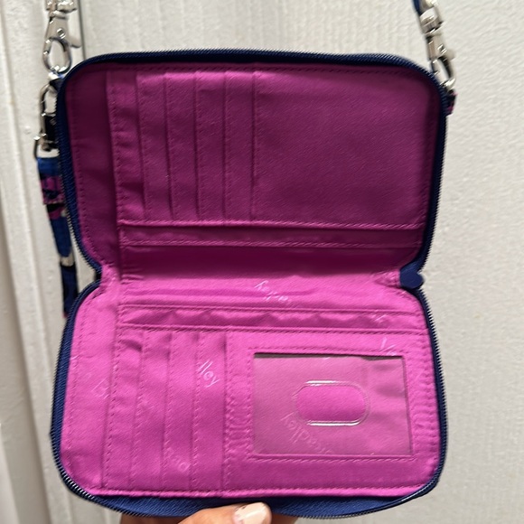 Vera Bradley All In One Crossbody- African Violet - Picture 4 of 5